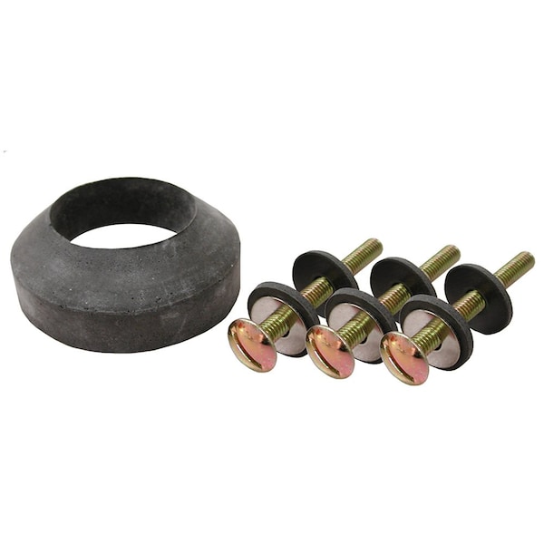 Jones Stephens 5/16in. x 3in. Tri-Tank to Bowl Bolt Kit For American Standard with Brass Plated Bolts C03272 - main